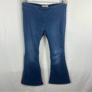 Free People Indigo Flare Denim Pants